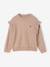 Girl's wide-leg trouser set marl beige - vertbaudet enfant 