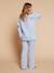 Pyjamas for Maternity in Cotton Gauze, ENVIE DE FRAISE ecru+striped blue - vertbaudet enfant 