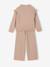 Girl's wide-leg trouser set marl beige - vertbaudet enfant 