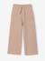 Girl's wide-leg trouser set marl beige - vertbaudet enfant 