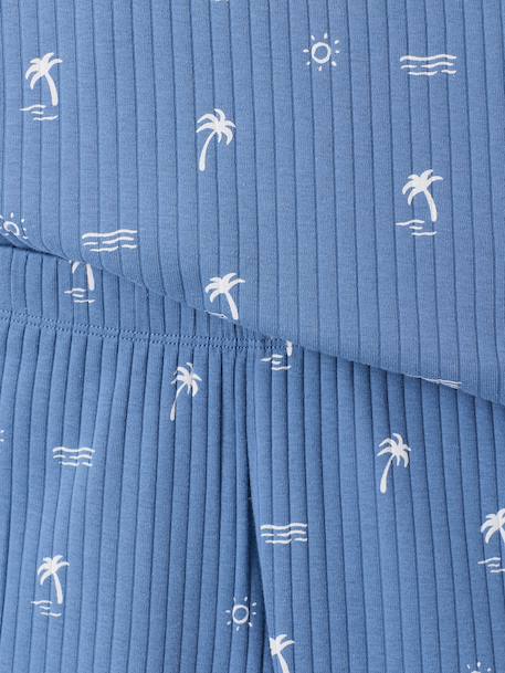Pack of 2 boys' short pyjamas denim blue - vertbaudet enfant 