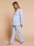 Pyjamas for Maternity in Cotton Gauze, ENVIE DE FRAISE ecru+striped blue - vertbaudet enfant 