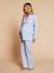 Pyjamas for Maternity in Cotton Gauze, ENVIE DE FRAISE ecru+striped blue - vertbaudet enfant 