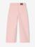 Girl's wide-leg trousers with heart pockets pale yellow+rosy - vertbaudet enfant 