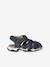 Boys' leather buckle sandals set blue - vertbaudet enfant 