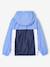 Colourblock windbreaker jacket for boys aqua green+khaki+medium blue - vertbaudet enfant 