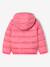 Doudoune fille légère à capuche marine+rose+vert de gris+vieux rose - vertbaudet enfant 