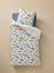 Duvet Cover & Pillowcase Set with Recycled Cotton, BASKETBALL ecru - vertbaudet enfant 
