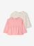 Pack of 2 long-sleeved baby t-shirts rose - vertbaudet enfant 