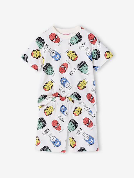 Pyjashort garçon MARVEL écru - vertbaudet enfant 