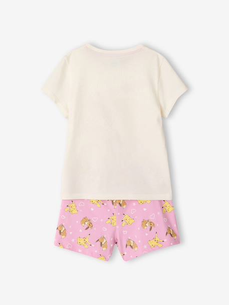Girls' Pokémon pyjama short set mauve - vertbaudet enfant 