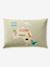 Bedding set with duvet cover and pillowcase, ANIMAL WORLD TOUR design, made with recycled cotton sage green - vertbaudet enfant 