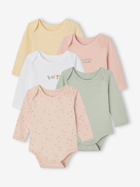 -Bodies manches longues bébé fleuris