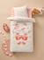 Duvet Cover & Pillowcase Set with Recycled Cotton, FLIGHT printed pink - vertbaudet enfant 