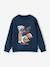 Boys’ Brushed Fleece Sweatshirt night blue+olive - vertbaudet enfant 