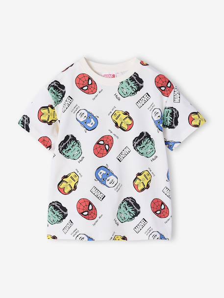 Boys' AVENGERS pyjamas shorts ecru - vertbaudet enfant 