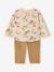 Set of T-shirt and trousers for baby boys printed beige - vertbaudet enfant 