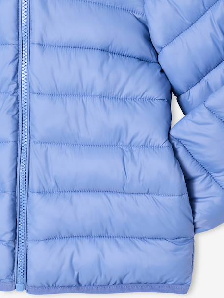 Light Padded Jacket with Hood for Boys black+emerald green+hazel+medium blue+navy blue+olive+pecan nut+red - vertbaudet enfant 
