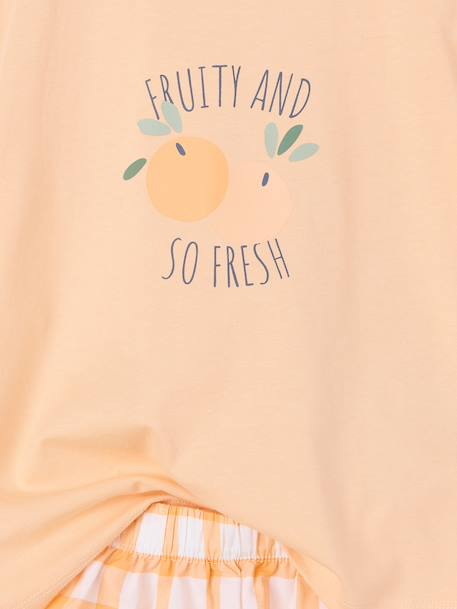 Pack of 2 girls' cotton pyjama shorts pale yellow - vertbaudet enfant 