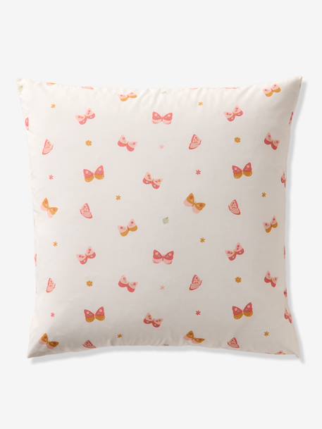 Duvet Cover & Pillowcase Set with Recycled Cotton, FLIGHT printed pink - vertbaudet enfant 