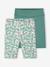 Pack of 2 Sports Cycling Shorts for Girls green+rose - vertbaudet enfant 