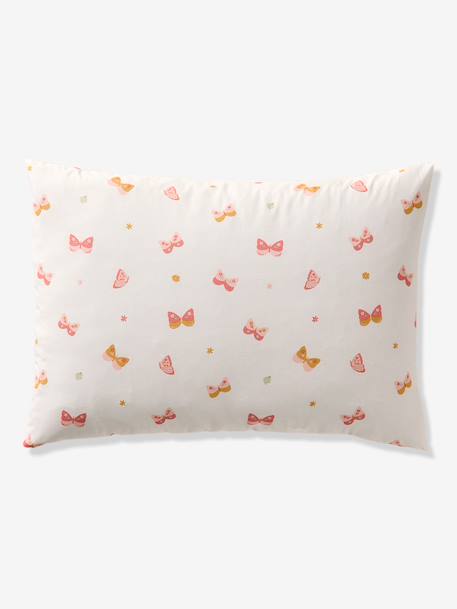 Duvet Cover & Pillowcase Set with Recycled Cotton, FLIGHT printed pink - vertbaudet enfant 