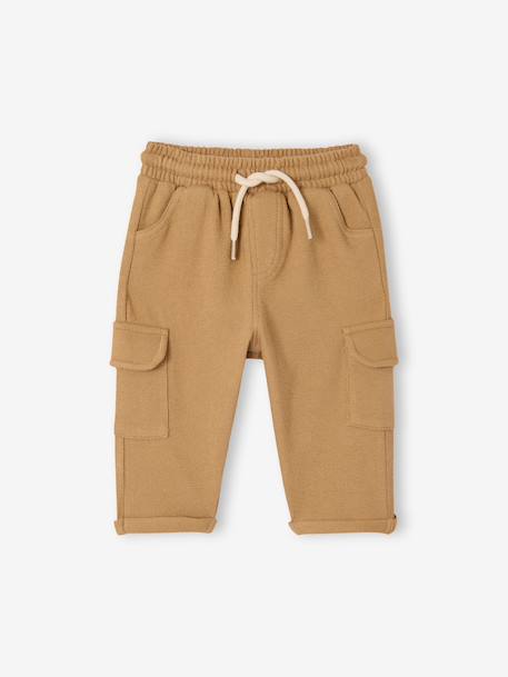 Set of T-shirt and trousers for baby boys printed beige - vertbaudet enfant 