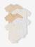 Pack of 5 short-sleeved rabbit bodysuit for babies marl grey - vertbaudet enfant 