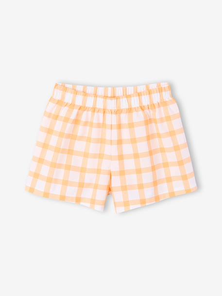 Pack of 2 girls' cotton pyjama shorts pale yellow - vertbaudet enfant 