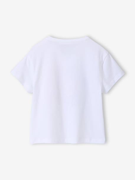 Girls' short-sleeved SNOOPY t-shirt white - vertbaudet enfant 