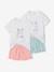 Pack of 2 girls' pyjama shorts ecru - vertbaudet enfant 