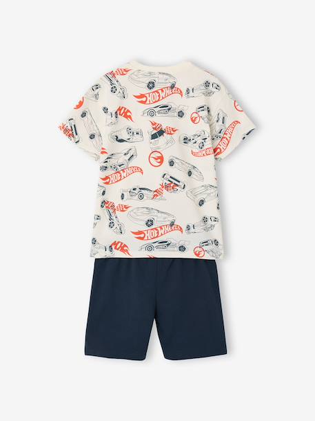 Boys' HOT WHEELS pyjama shorts ecru - vertbaudet enfant 