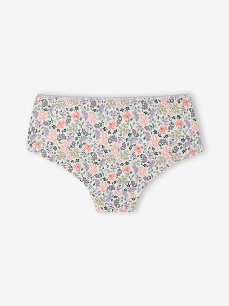 Pack of 5 girls' maternity shorties sage green - vertbaudet enfant 