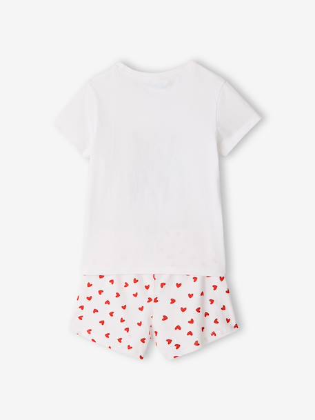 Girls' MINNIE pyjama shorts ecru - vertbaudet enfant 