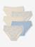 Pack of 5 girls' ribbed briefs ecru - vertbaudet enfant 