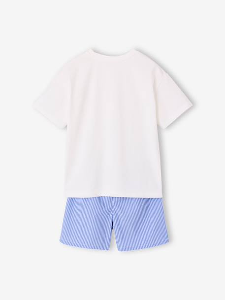 Pyjashort garçon capsule famille écru - vertbaudet enfant 