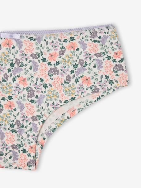 Pack of 5 girls' maternity shorties sage green - vertbaudet enfant 