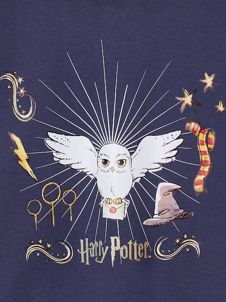Harry Potter girl's hooded sweatshirt dress night blue - vertbaudet enfant 