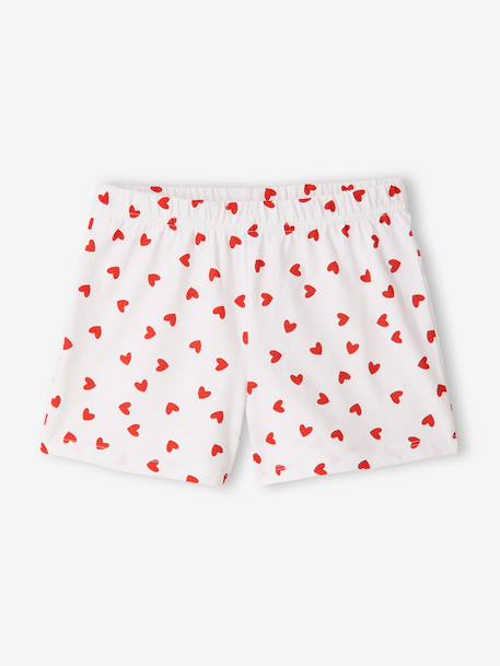 Girls' MINNIE pyjama shorts ecru - vertbaudet enfant 