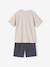 Boys' ROI LION pyjamas shorts clay beige - vertbaudet enfant 