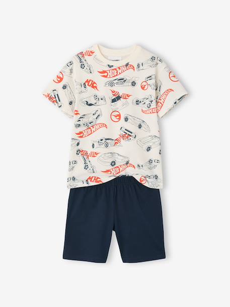 Boys' HOT WHEELS pyjama shorts ecru - vertbaudet enfant 