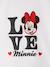 Girls' MINNIE pyjama shorts ecru - vertbaudet enfant 