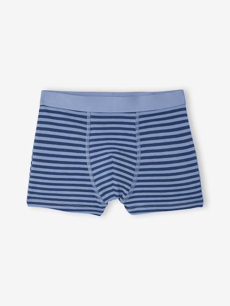 Pack of 2 boys' boxers with digger print ocean blue - vertbaudet enfant 