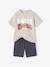Boys' ROI LION pyjamas shorts clay beige - vertbaudet enfant 