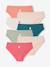 Pack of 7 girls' heart print organic cotton briefs fuchsia - vertbaudet enfant 