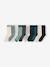Pack of 10 pairs of boys' socks Basics emerald green - vertbaudet enfant 