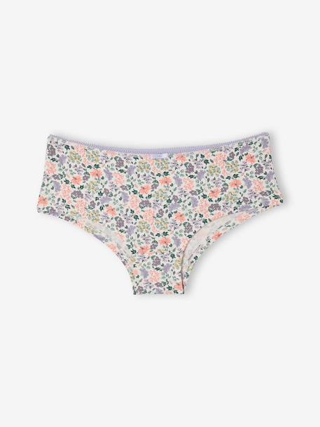Pack of 5 girls' maternity shorties sage green - vertbaudet enfant 