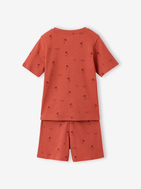 Pack of 2 boys' short pyjamas denim blue - vertbaudet enfant 