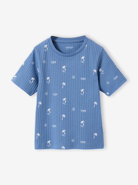 Pack of 2 boys' short pyjamas denim blue - vertbaudet enfant 