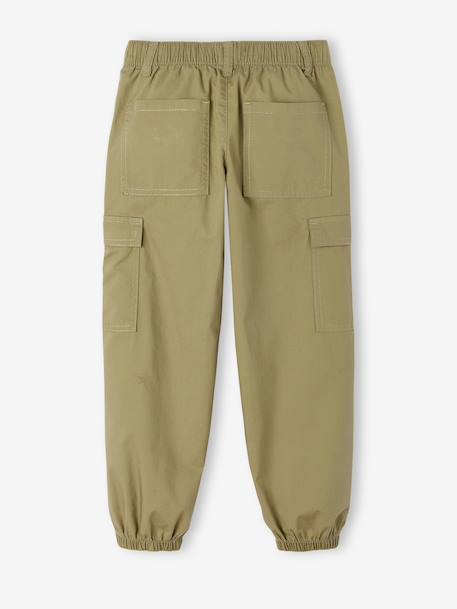 Lightweight cargo trousers beige+olive - vertbaudet enfant 